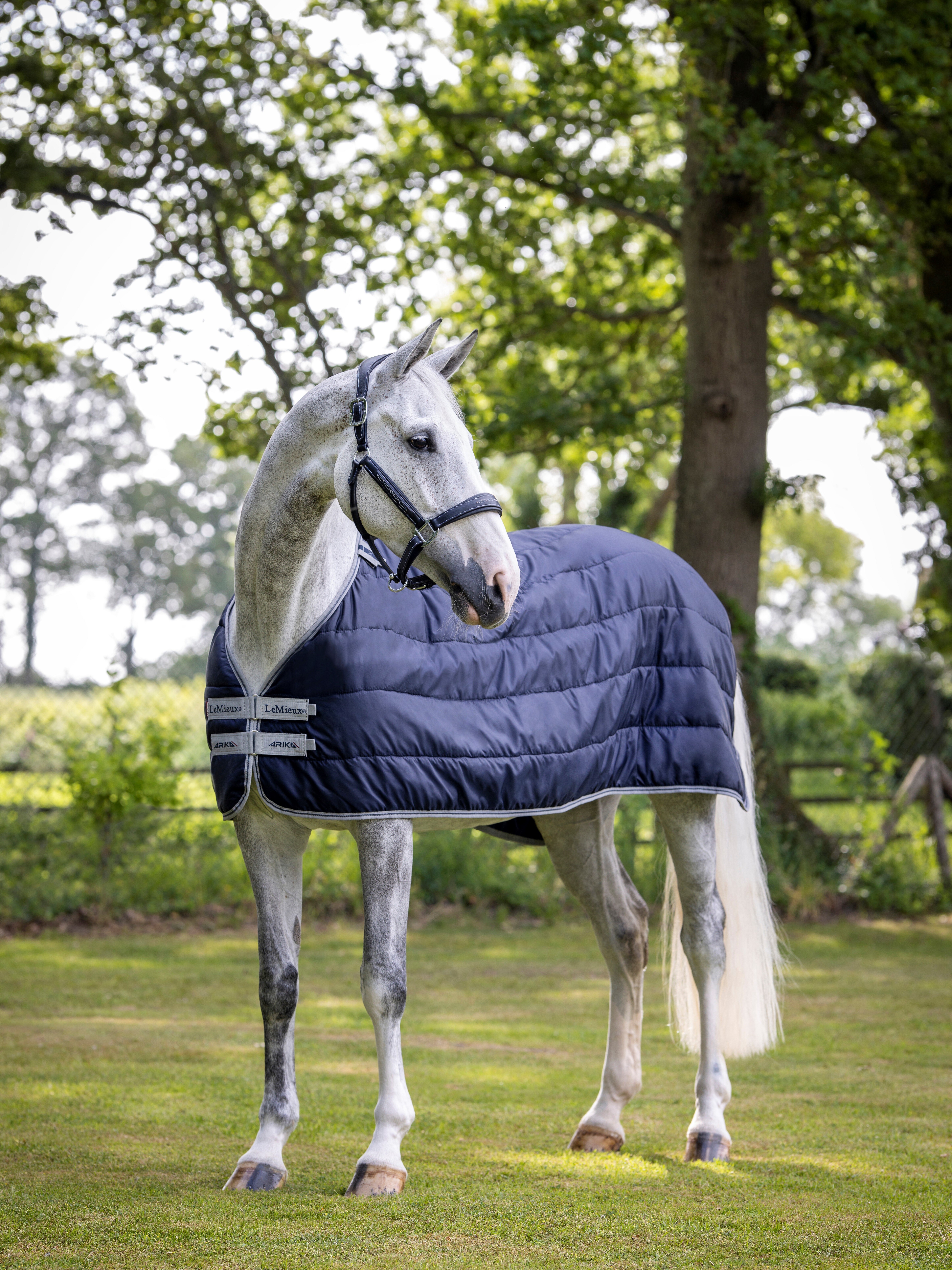 Navy or Plum 5'0" Le Mieux Thermo Cool Light Rug 