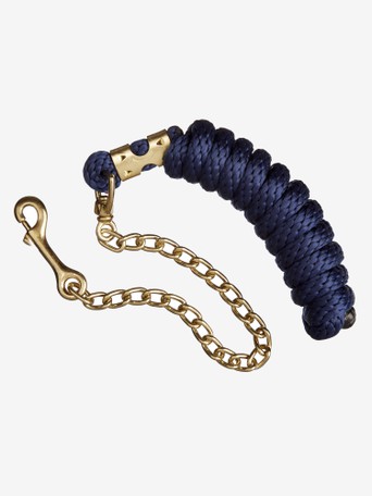 LeMieux COTTON LEADROPE Trigger Clip High Quality Woven Lead Rope Burg/Blac/Navy 