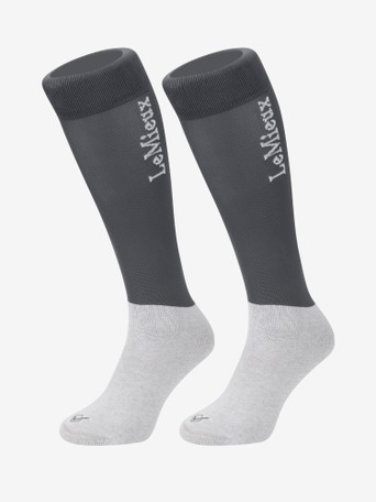 cLeMieux COMPETITION Ultra Close Contact Technical Cotton RIDING SOCKS Twin Pack 