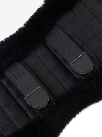 Tough 1 Fleece Girth Cover Black 
