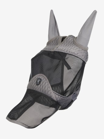 LeMieux Comfort Shield Luxury Fly Half Mask Grey