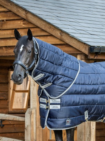 Show combo fleece cooler full neck cover travel stable horse rugs Grey 